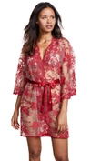 COSABELLA Rosie Velvet Trimmed Dressing Gown