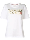 TOMMY HILFIGER TOMMY HILFIGER ICONS PRINT T-SHIRT - WHITE