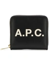 APC A.P.C. MORGANE COMPACT WALLET - BLACK