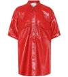 NANUSHKA Seymour faux leather top,P00338127