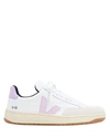 Veja V-12 Mesh, Leather And Nubuck Sneakers