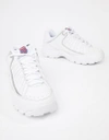 K-SWISS ST529 HERITAGE CHUNKY SOLE SNEAKERS IN WHITE - WHITE,06045-113-M