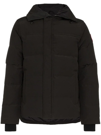 Canada Goose Macmillan连帽绗缝羽绒派克大衣 In Black