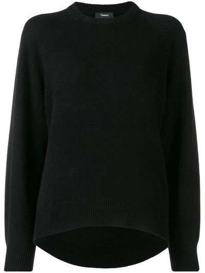 Theory Cashmere Jumper In Black