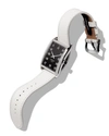 Tom Ford Men's N.001 30x44mm Watch With Pebble Grain Leather Strap In Black/gray