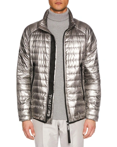 Tom Ford Men's Metallic Puffer Jacket