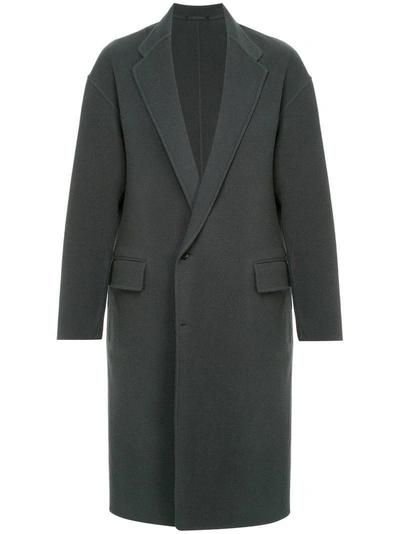 H Beauty & Youth Single-breasted Fitted Coat In Grey