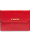 MIU MIU logo plaque wallet