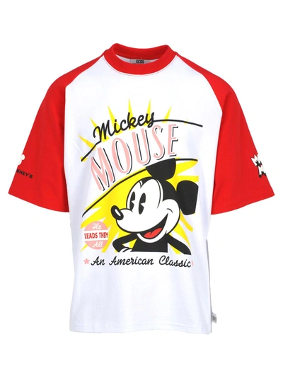 Gcds Tshirt Mickey In White