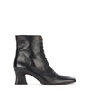 BY FAR BY FAR KATE BLACK LEATHER ANKLE BOOTS