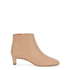 ATP ATELIER CLUSIA 50 ALMOND LEATHER ANKLE BOOTS
