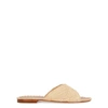 Carrie Forbes Salon Woven Raffia Slides In Natural
