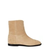 OFF-WHITE STONE SUEDE BOOTS