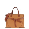 LOEWE Gate brown leather top handle bag