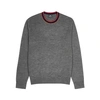 PS BY PAUL SMITH PS BY PAUL SMITH GREY STRIPED WOOL-BLEND JUMPER