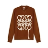 LOEWE LOGO-APPLIQUÉD COTTON SWEATSHIRT