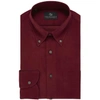 CHESTER BARRIE BABY CORD SHIRT IN RED