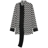 LOEWE MONOCHROME CHEVRON-PRINT SHIRT