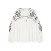 FREE PEOPLE ROCK IT TONIGHT EMBROIDERED TOP