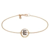 Annoushka 18ct Yellow Gold And Diamond Initial E Bracelet