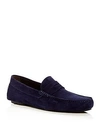 To Boot New York Men's Mitchum Suede Penny Loafer Drivers In Navy