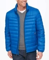 Tommy Hilfiger Men's Down Quilted Packable Puffer Jacket In Deep Blue
