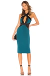 Michael Costello X Revolve Elaine Midi Dress In Teal