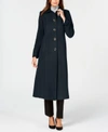 ANNE KLEIN SINGLE-BREASTED MAXI COAT