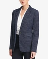 DKNY KNIT ONE-BUTTON JACKET, CREATED FOR MACY'S