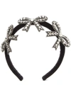 GUCCI CRYSTAL EMBELLISHED BOW HAIRBAND