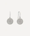 ASTLEY CLARKE 14CT WHITE GOLD ICON DIAMOND EARRINGS,000577777