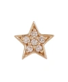 ANDREA FOHRMAN GOLD WHITE DIAMOND MINI STAR SINGLE STUD,000587100