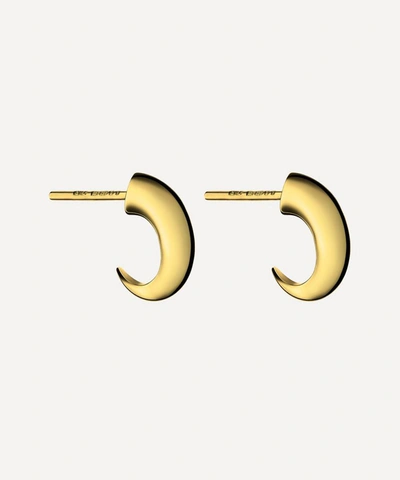 Shaun Leane Cat Claw Medium Yellow Gold-plated Vermeil Silver Hoop Earrings