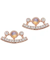 ASTLEY CLARKE Rose Gold Icon Nova Ellipse Opal Stud Earrings