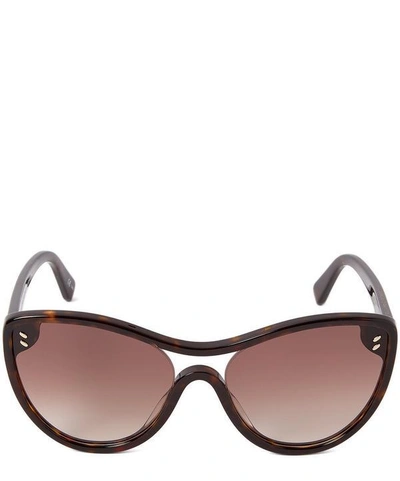 Stella Mccartney Bio-acetate Cat-eye Sunglasses In Brown