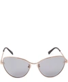 STELLA MCCARTNEY ROSE GOLD-TONE METAL CAT-EYE SUNGLASSES,000604119