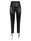 DOLCE & GABBANA LACE-UP DETAIL TROUSERS,10702808