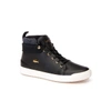 Lacoste Women's Explorateur Classic Mid Leather And Textile Trainers In Black/offwhite