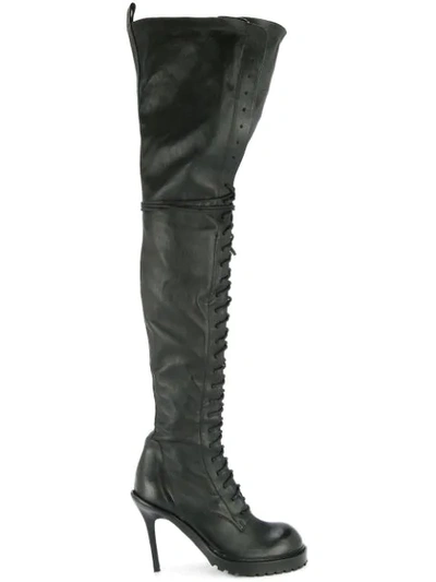 Ann Demeulemeester Over-the-knee Boots - 黑色 In Black