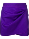 N°21 draped mini skirt