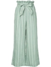 SUBOO STRIPED WIDE LEG TROUSERS