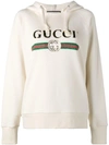 GUCCI 'Fake' Gucci embroidered hoodie