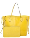 LOUIS VUITTON YELLOW EPI LEATHER NEVERFULL MM NM