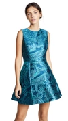 ALICE AND OLIVIA Stasia Deep Pleat Party Dress