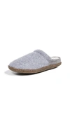 Sorel Nakiska Scuff Slipper In Quarry/natural
