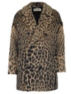 SAINT LAURENT SAINT LAURENT LEOPARD PRINT COAT