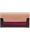 MARNI PINK, FUCHSIA AND BURGUNDY TRUNK FOLDER WALLET