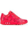 Nike Air Max 90 Premium Sneakers - Pink & Purple In Pink & Purple