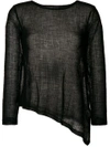FEDERICA TOSI asymmetric fine knit top