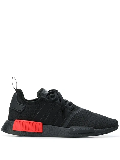 Adidas Originals Black And Red Nmd R1 Trainers